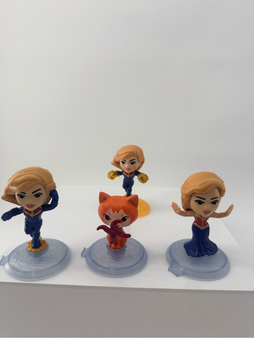 Collectible Kids Figure Pack - Orange and Blonde Mini Figures